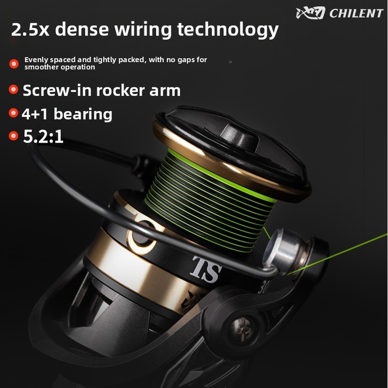 Ice Fishing Reel - Zintegrowane, nowoczesne kołowrotki z bezszwowym układem
