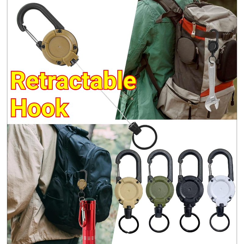 Reel Bag - 1/2/4 szt. Wysuwane, rozciągliwe uchwyty na
